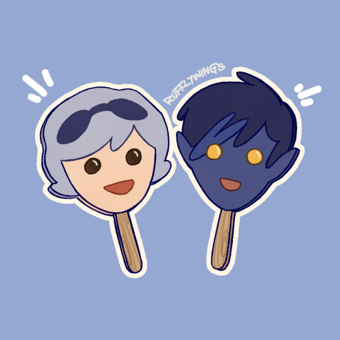 Rufflywings's tweet photo. NOO I TURNED THEM INTO UGLY POPSICLES!!! https://t.co/SXwD6wFzwD