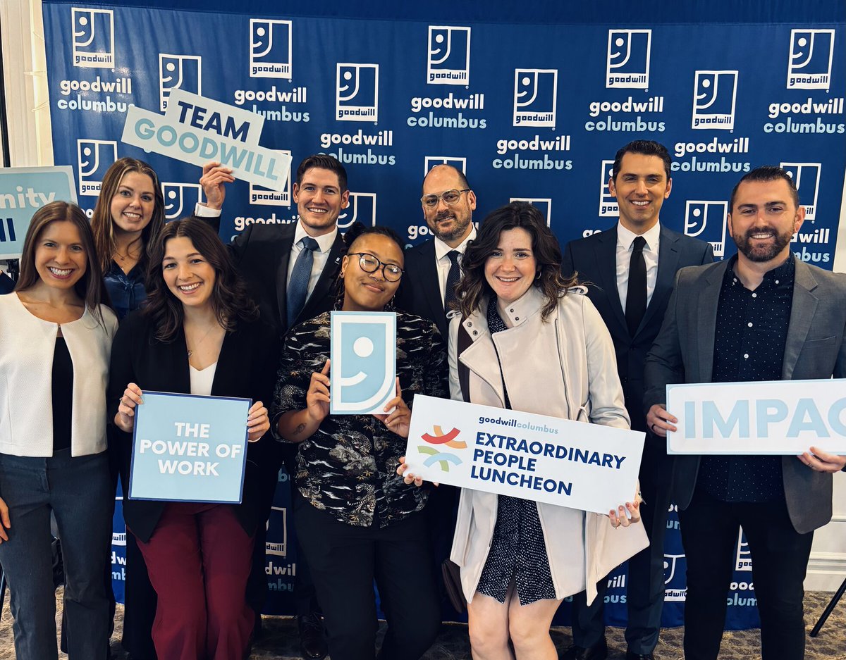 OrigoBranding's tweet image. We were honored to support our partners at @GoodwillCols as an Extraordinary Champions sponsor for their annual Extraordinary People Luncheon. What an amazing event to Ryan and his whole team. A day to celebrate kindness, gratitude, and overall, the #PowerOfWork. ❤️ #clientlove