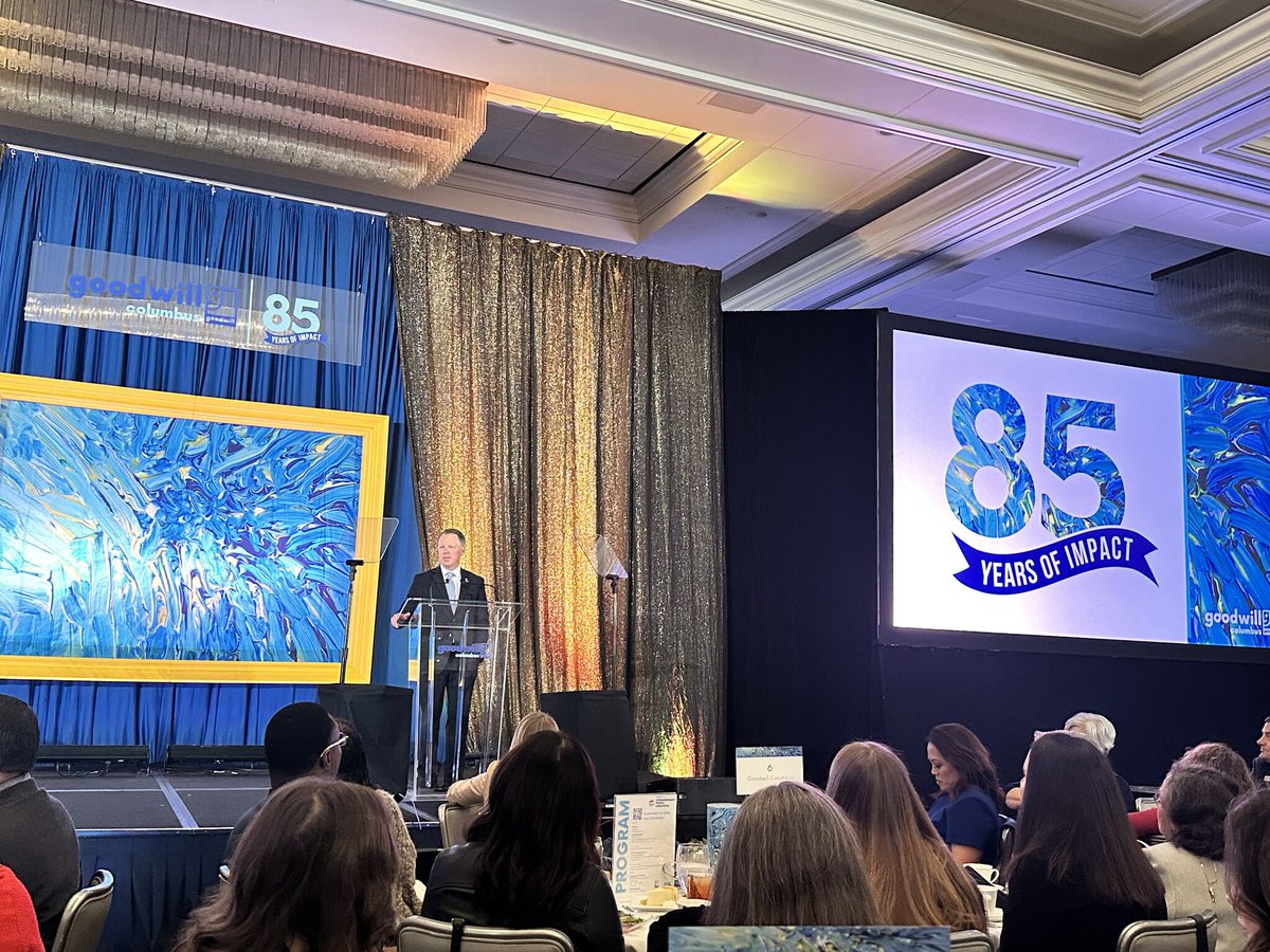 OrigoBranding's tweet image. We were honored to support our partners at @GoodwillCols as an Extraordinary Champions sponsor for their annual Extraordinary People Luncheon. What an amazing event to Ryan and his whole team. A day to celebrate kindness, gratitude, and overall, the #PowerOfWork. ❤️ #clientlove