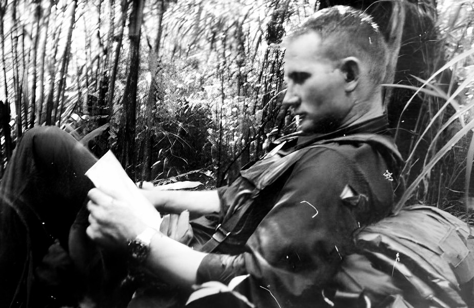 CCS Recon man Jim Bolen reading a map in Vietnam /  - I will be doing another interview with Jim in the next few weeks.   The first one is on my webpage.  puckerfactormacvsog.com