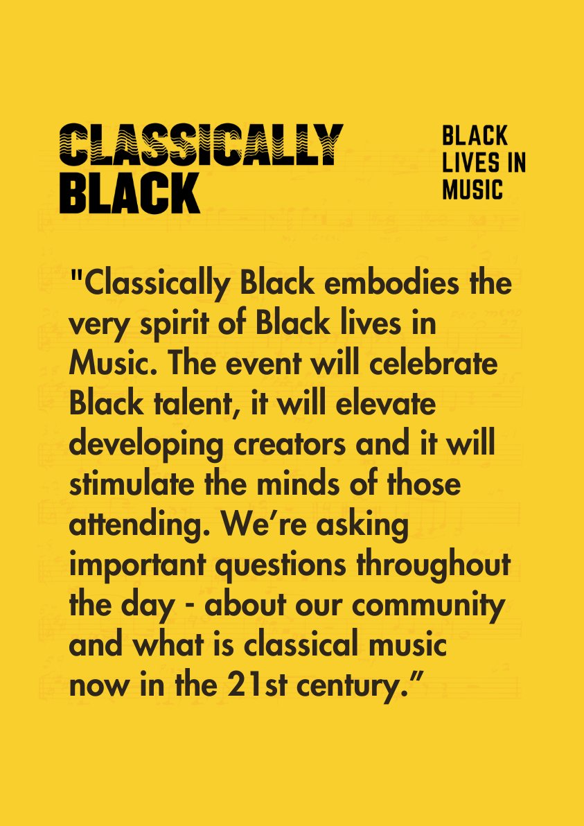 BLKLivesinMusic's tweet photo. Our Director of Operations and co-founder's words remind us why celebrating Black excellence in classical music is essential.ย ย
#ClassicallyBlack shines a light on talent, culture, and change. Letโs honour the past, amplify the present, and inspire the future
#BlackLivesinMusic https://t.co/7h4EjS6Vj3