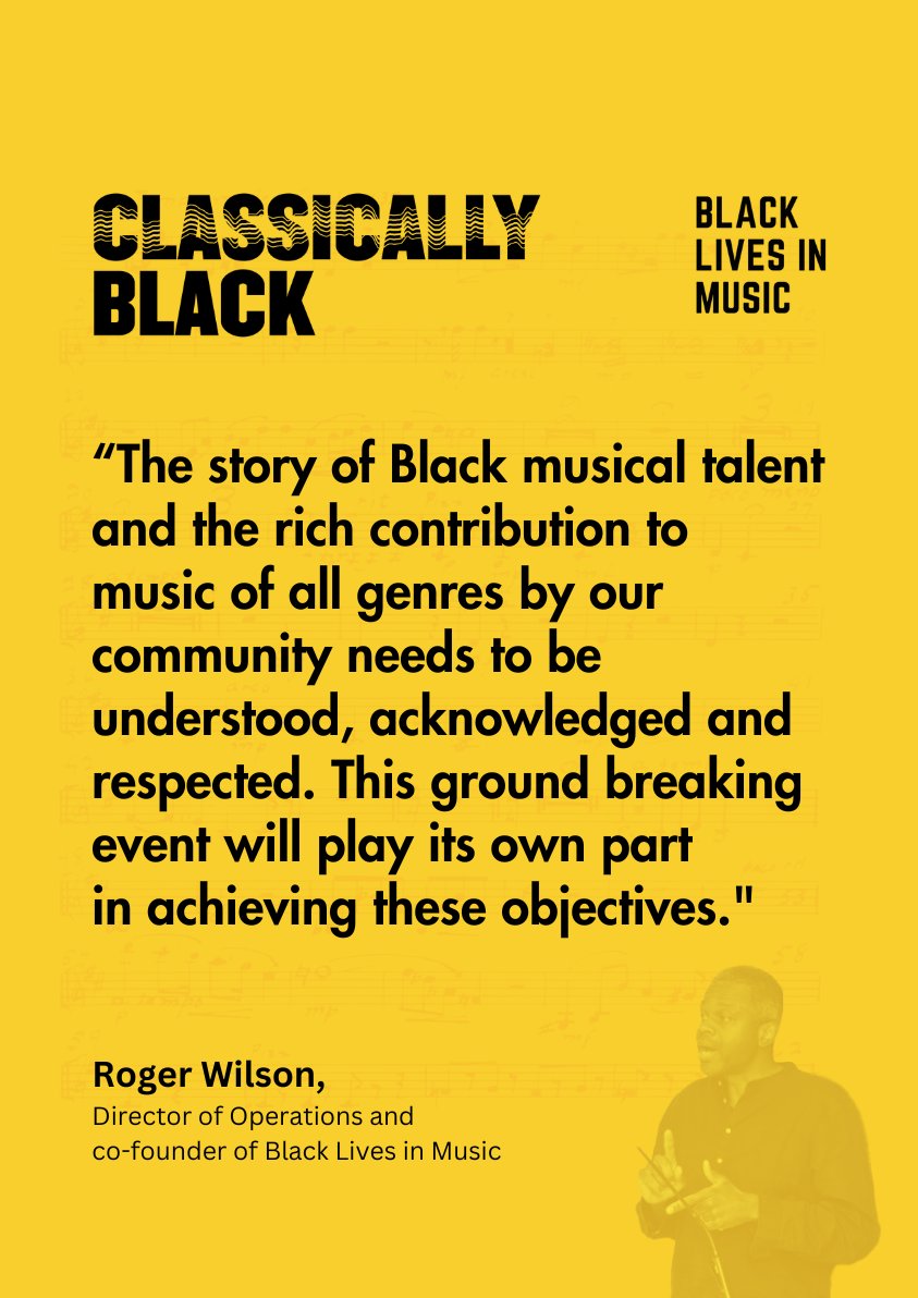 BLKLivesinMusic's tweet photo. Our Director of Operations and co-founder's words remind us why celebrating Black excellence in classical music is essential.ย ย
#ClassicallyBlack shines a light on talent, culture, and change. Letโs honour the past, amplify the present, and inspire the future
#BlackLivesinMusic https://t.co/7h4EjS6Vj3
