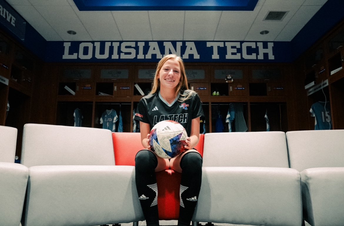 I am extremely excited and blessed to announce my verbal commitment to play D1 soccer and further my academic career at Louisiana Tech University! I couldn’t be more grateful for the LA tech staff for making this possible! GO DAWGSS! ❤️💙🐶