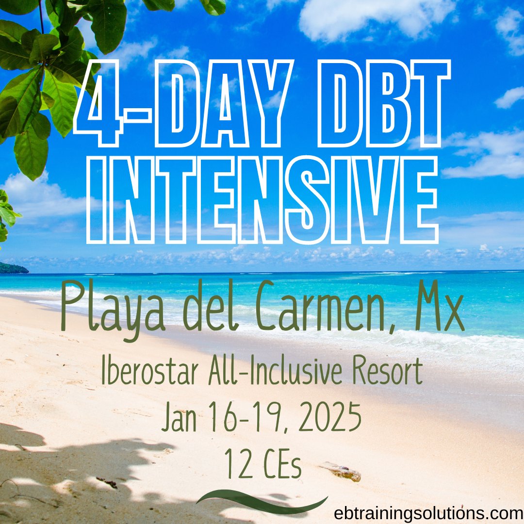 Escape the post-holiday funk and join us in Playa del Carmen for a wonderful continuing education vacation!

ebtrainingsolutions.com/event/2025-01-…