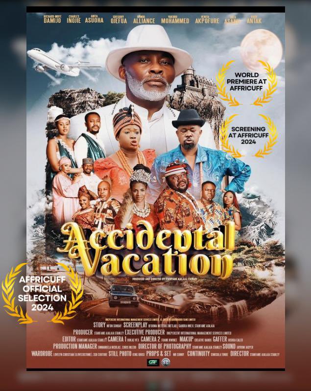 VenitaAkpofure's tweet photo. Congratulations to everyone on this project! Finally it coming to screens #Affricuff #VenitaMarieAkpofure https://t.co/BY6yufupIZ