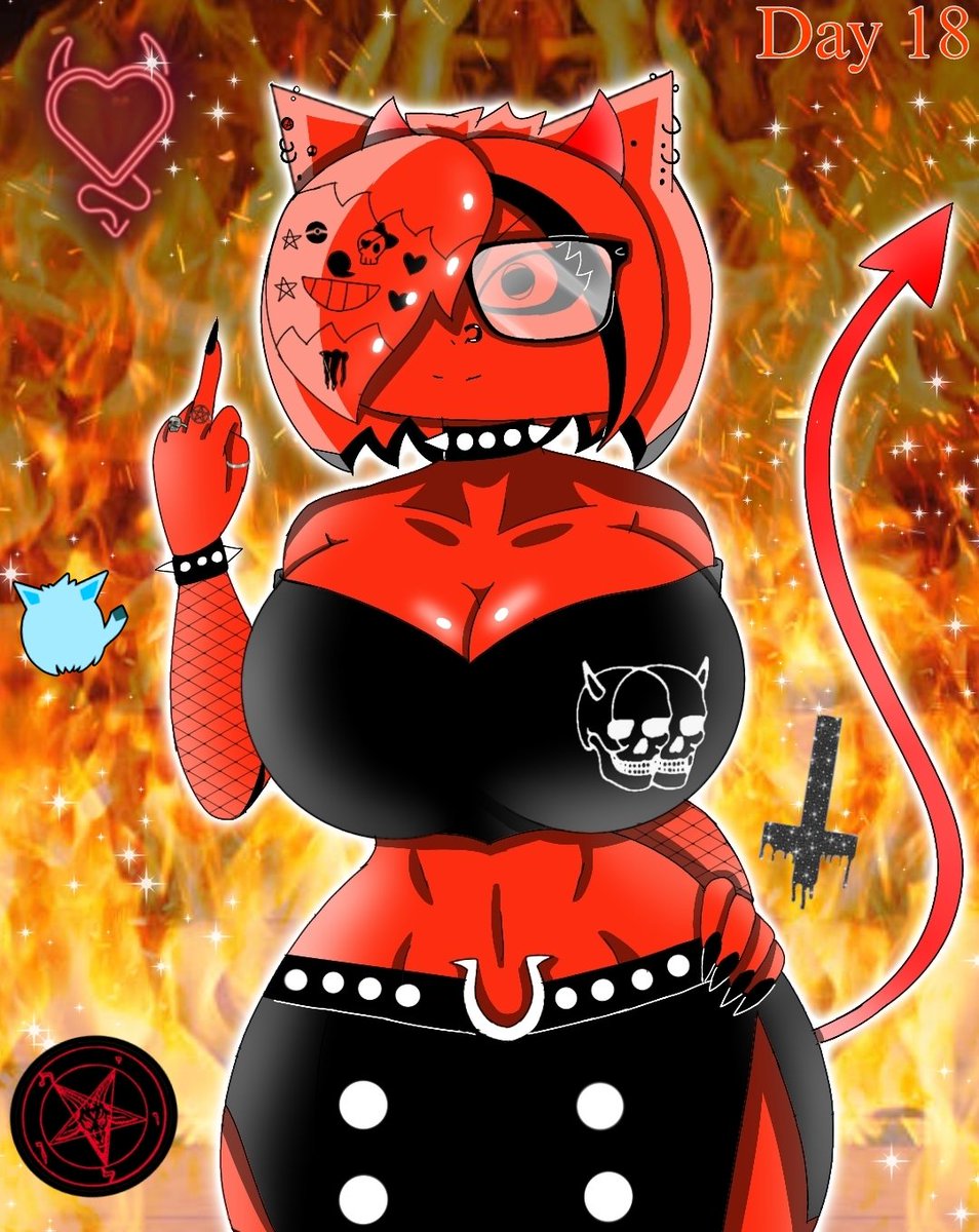 SayloinRiki's tweet photo. 31 days of Halloween
ππ»ππ§‘π€πβ¨
.
Day 18: Devil Incident Chan
πΊπβ₯οΈβ€οΈβπ₯πβ¨
.
#31daysofhalloween #day18 #myoc #gengar #pokemon #incidentchan #uncannyoc #phase64 #gothgirl #punkgirl #devilgirl #glasses #humanoidgirl #digitalart #humanoidart #fanart #artwork https://t.co/8wNerHhyc0