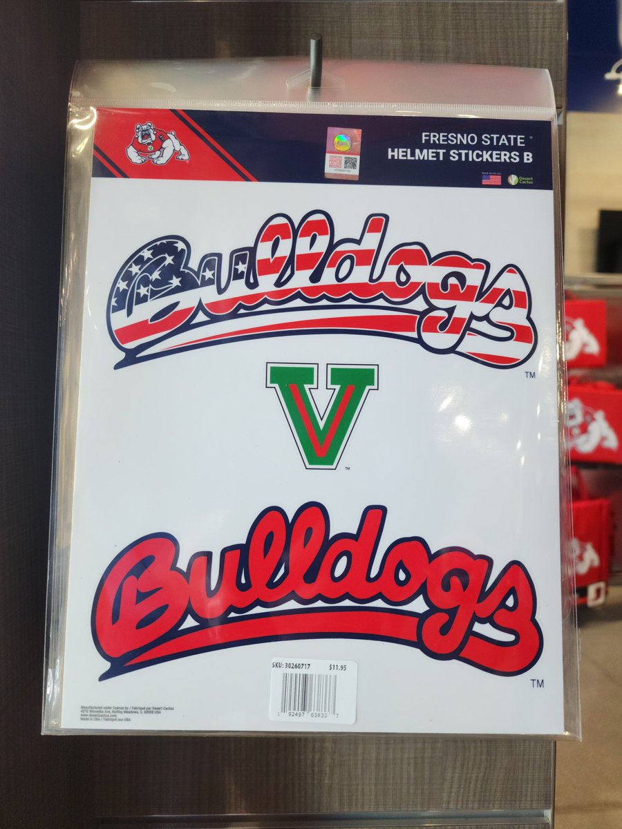 Vinyl helmet stickers are here! Available in 2 different packs for $11.95 EXCLUSIVELY at Kennel Marketplace.

#GoDogs | #BulldogBornBulldogBred