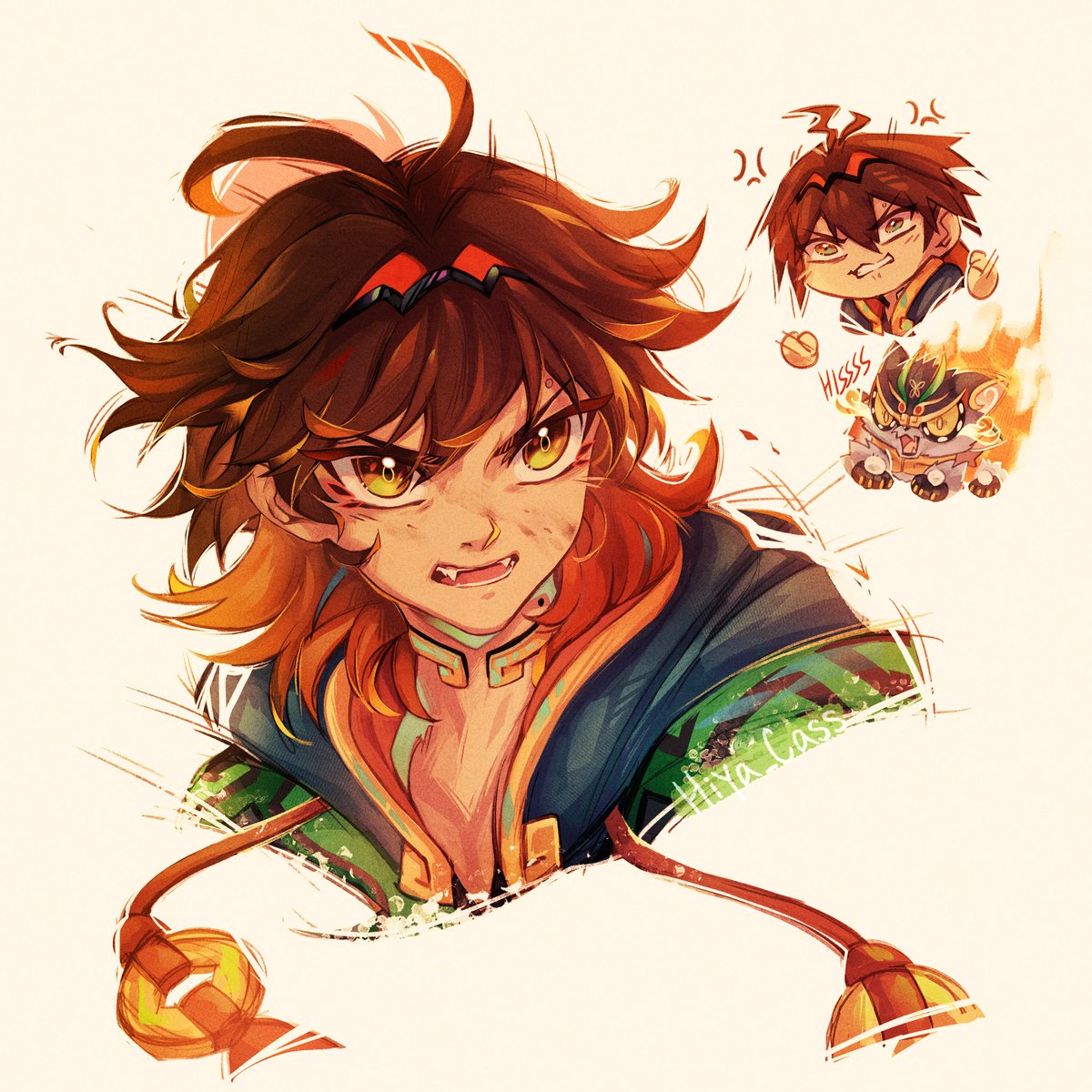 I wanted to draw him angy😤