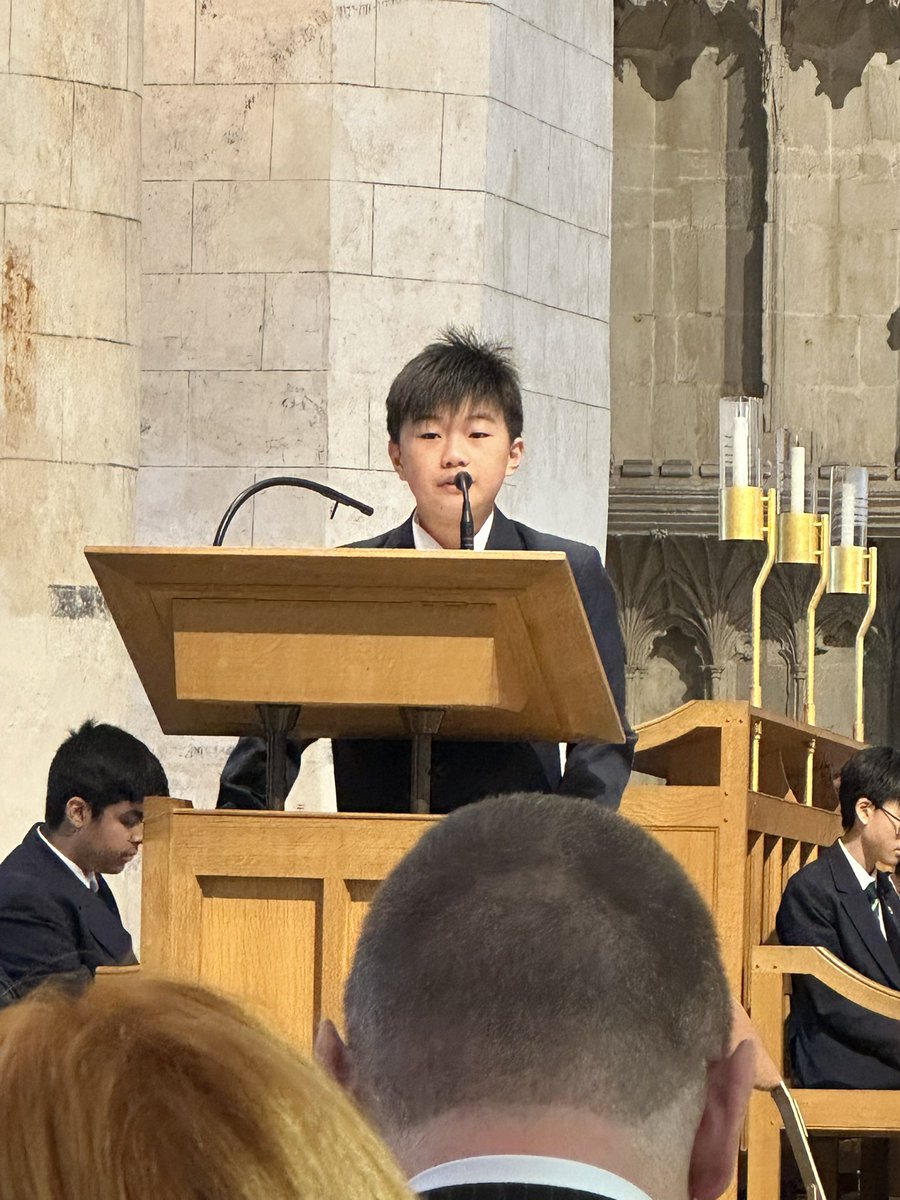 Rico, Theo and Aiden did Year 7 proud today with their readings in the Abbey Service! <a href="/verulamschool/">Verulam School</a>