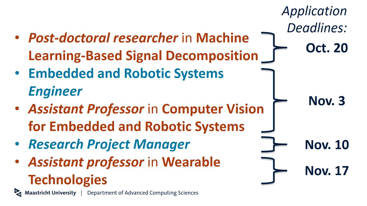 UM Department of Advanced Computing Sciences tweet media