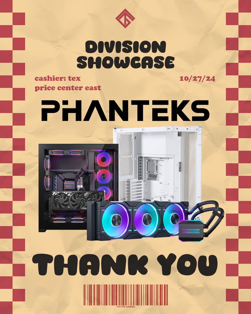 🎂Loving Phanteks is a piece of cake! 😉

We’re thrilled to announce our second sponsor for Division Showcase: Phanteks! 🌟Stay tuned on how to win their awesome products. 🍒

✨Sign up for Division Showcase with the link in our bio! 

🎨 Graphic by <a href="/notquitekit/">kit!! 🍞🔜 ax r34</a>