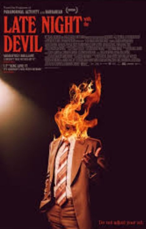 NoonaMac's tweet photo. Tonight's film choice is Late Night with the Devil #HorrorMovies https://t.co/2a84mvAQLJ