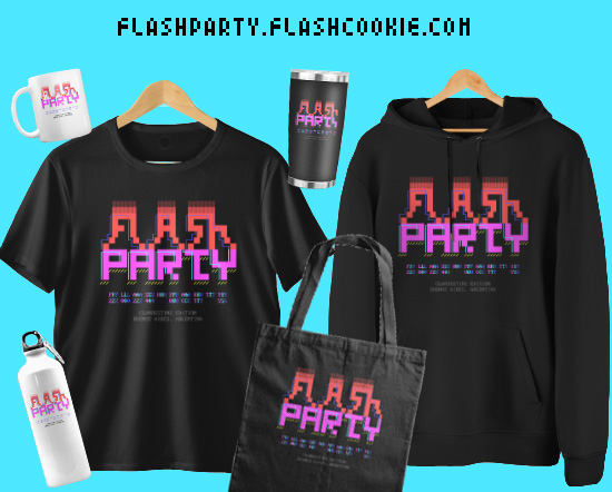 FlashpartyOK (@flashpartyok) on Twitter photo Todavía podés comprar remeras o merch de #Flashparty2024! No se agotan!
Desde Argentina ingresá en flashparty.flashcookie.com
--
You can still get your Flashparty 2024 t-shirt or #merch! For worlwide orders go to Spreadshop: flashparty.myspreadshop.com
They never run out! Todavía podés comprar remeras o merch de #Flashparty2024! No se agotan!
Desde Argentina ingresá en flashparty.flashcookie.com
--
You can still get your Flashparty 2024 t-shirt or #merch! For worlwide orders go to Spreadshop: flashparty.myspreadshop.com
They never run out!