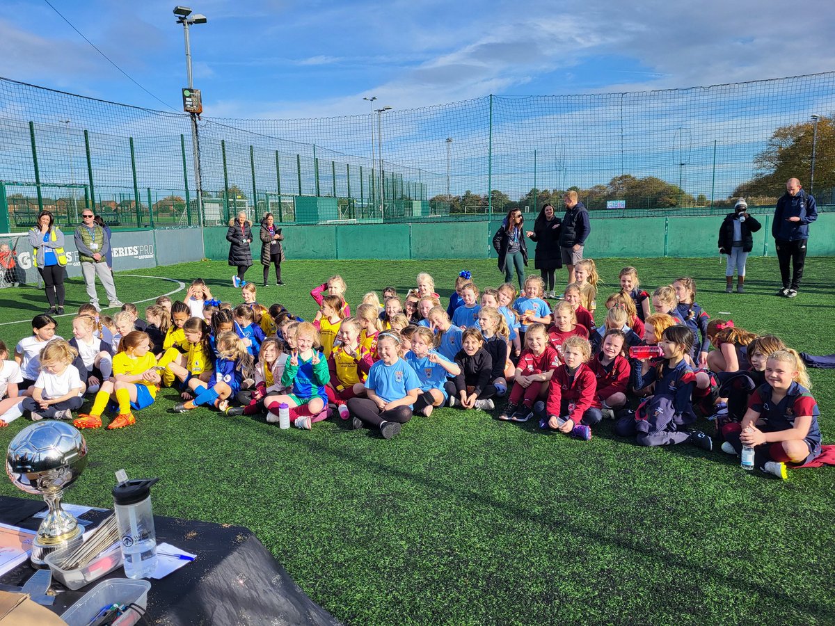Tinahamilton77's tweet image. So today Hammy &amp;amp; I hosted Girls Primary School Tournament. We&apos;ve been doing these for 14 Years now, &amp;amp; every tournament I say the same. The quality of the football is getting better year on year, - difference now, is it&apos;s from a much younger age, the 5 &amp;amp; 6 year olds were awesome!