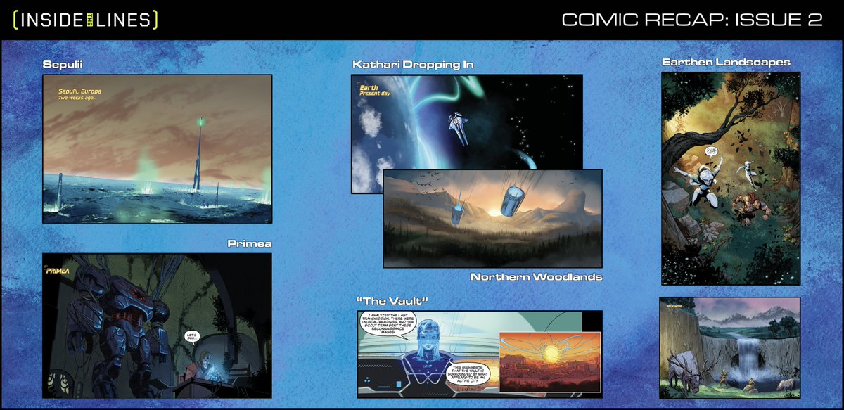 ParallelLore's tweet photo. We've shared our previous deep-dives on #ParallelComics covers, characters, and now we're on to the places! So many sick landscapes in Issues 1-4 including:
- Primea
- Sepulii
- Aetio's Lab
- Valli
- The Crimson Room
- CAINE-1
- Universal Space Depot
And many more! https://t.co/U7bcOARrb6