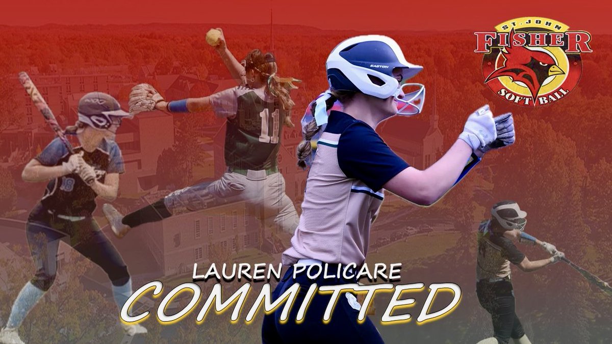 I am excited to announce my committment to play softball at St. John Fisher University! Thank you to my entire family for all of their love and support.Also,thank you to all of my coaches and teammates that have been a part of my softball journey #gofisher #rollcards <a href="/CDFusionSB/">Capital District Fusion Softball</a>