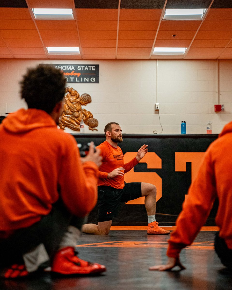 CowboyWrestling's tweet photo. Wrestling season is in the air 🤠

#GoPokes https://t.co/Q8UpnCB3Sf