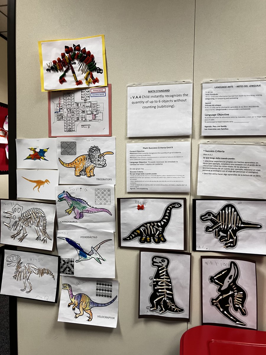 Thank you, Ms. Diaz for your implementation of "Digging Dinos" Interactive Classroom enhancement activities. The students were so engaged, and the final products show their commitment to owning their learning.