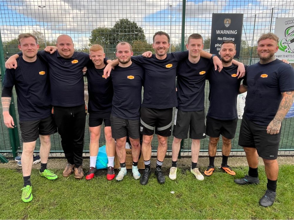 GEDA Hosts Charity Football Tournament⚽ 

We raised £2,750 overall for <a href="/MaggiesCentres/">Maggie's Centres</a>.

Thank you:
Alpha Joinery
<a href="/BSPConsLtd/">BSP Consulting Ltd</a>
CLC 
<a href="/ElectractLtd/">Electract Ltd</a>
<a href="/FocusLLP/">Focus Consultants</a> 
Fortis Contracting Ltd
<a href="/KinnarpsGroup/">Kinnarps Group</a>
<a href="/NottsCommHA/">Nottingham Community Housing Association</a>
Telling Furnishings
UDCS Demolition