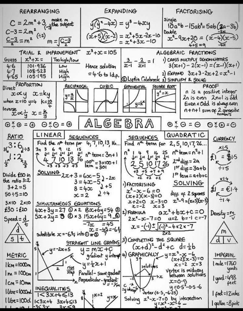 InterestingSTEM's tweet photo. Algebra https://t.co/z7KQX8F87H