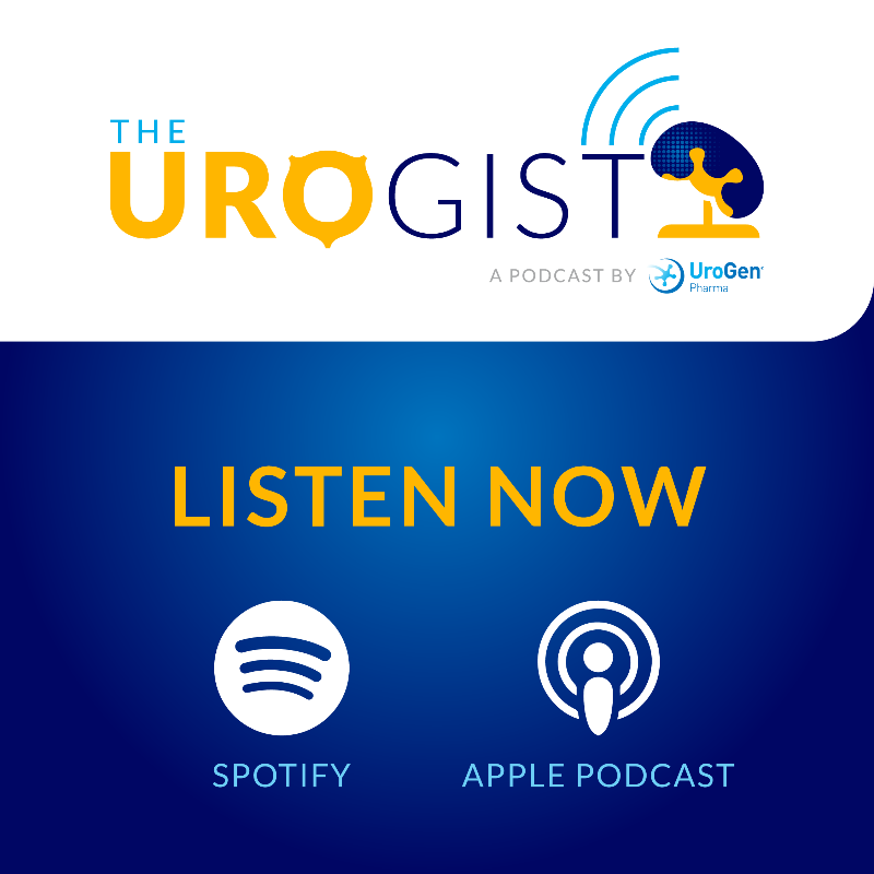 UroGenPharma's tweet photo. We are thrilled to announce the launch of our new podcast for urologists, The UroGist! In each episode, Dr. Michael Louie will discuss the latest research and treatment challenges in urologic oncology with an expert guest. #urology