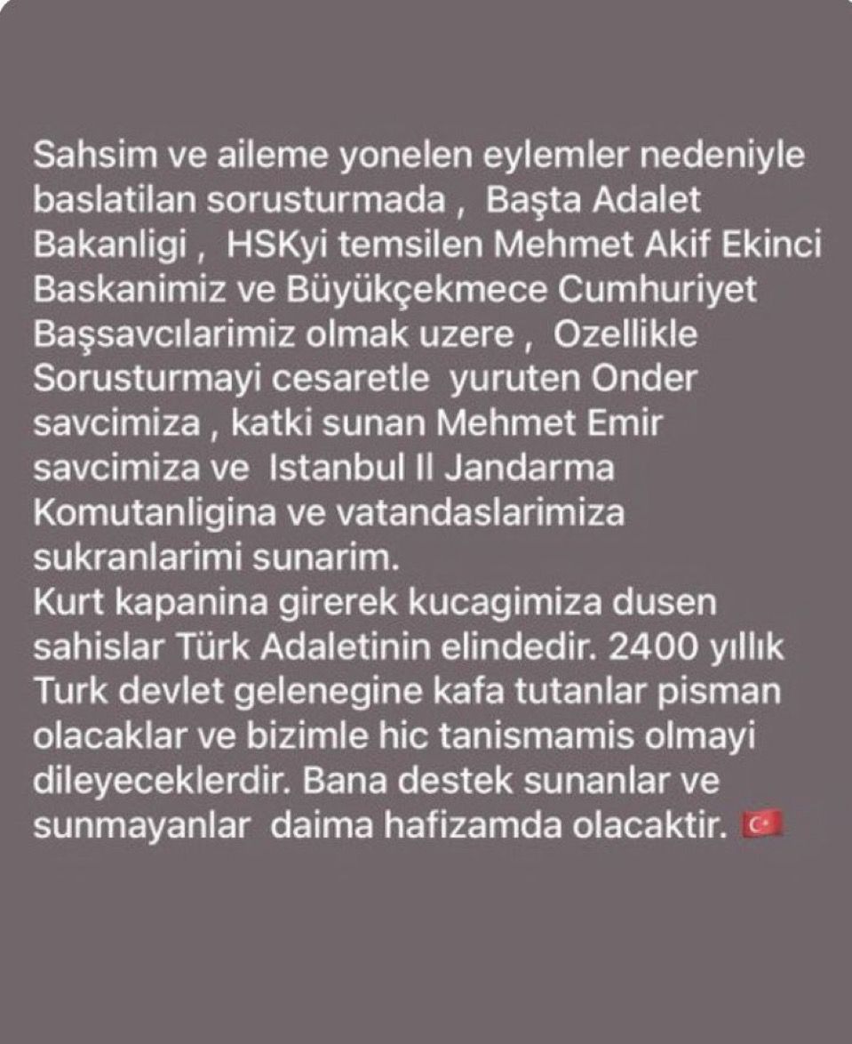 "Yenidoğan" çetesini çökerten Sayın Savcım; ülkemizde sizin gibi dürüst, namuslu, cesur savcıların olması bir baba olarak bana ve tüm anne babalara umut verdi. Başka bebeklerin canına kıyılmasını engellediniz. Adam gibi adamsınız, Allah razı olsun. Açıklamanız içimize su serpti.
