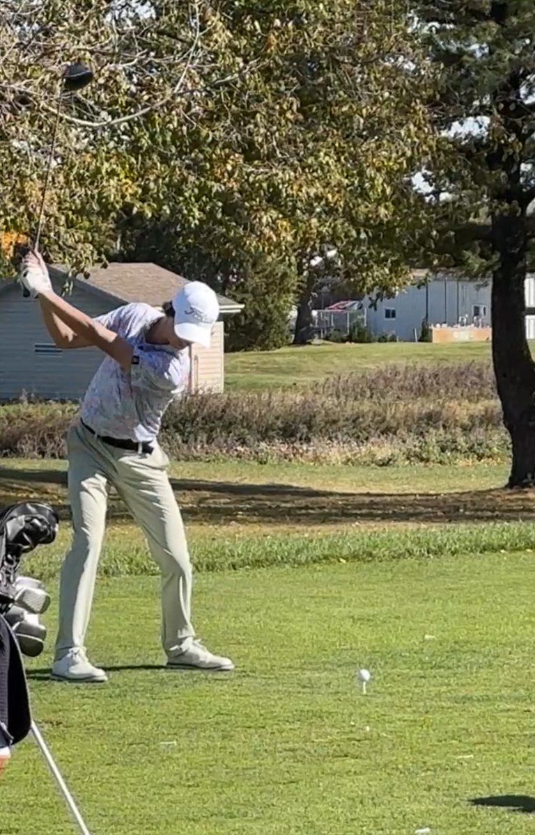 SagesAthletics's tweet photo. After 9 holes in Normal, Andrew Neef is +5 and Maddux Quick is +4. Nine to go… let’s finish strong @SagesGolf 
#GoSages #OneShotAtATime https://t.co/bLXGlBzEEB