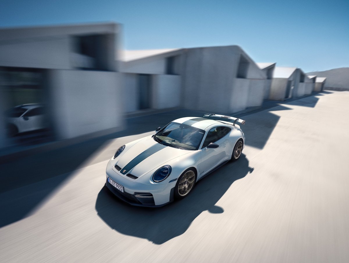 Porsche's tweet photo. For the track and the road: The 2025 911 GT3 and 911 GT3 with Touring Package.

The 911 GT3 has offered the ultimate combination of racing genes and day-to-day usability since its introduction in 1999. To mark its 25th anniversary, two versions of the new model will launch simultaneously for the first time: as a track-focused sports car with a rear wing and as a more understated version with a Touring Package. With tailor-made packages and innovative options, the GT3 variants can be customized to the customer’s taste and intended use more now than ever before. https://t.co/HNqkgOUjd7