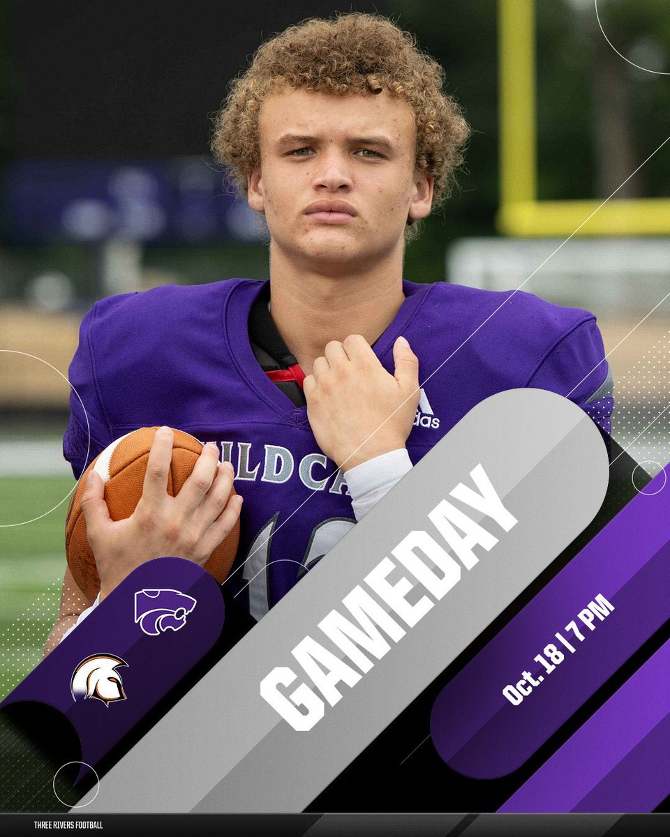 Three Rivers High School Football (@trwildcat) on Twitter photo GAMEDAY!!! It’s the battle of St. Joseph County against the Trojans! #cat #purplepride <a href="/trhswildcats/">Three Rivers Athletics</a> GAMEDAY!!! It’s the battle of St. Joseph County against the Trojans! #cat #purplepride <a href="/trhswildcats/">Three Rivers Athletics</a>