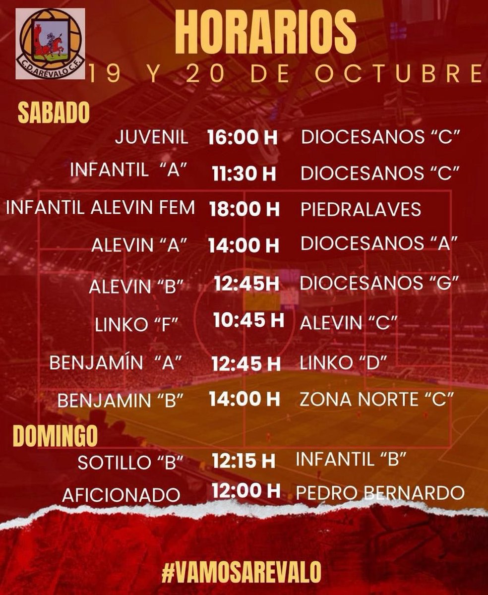 Otra jornada más !!!
Vamosarevalo!!