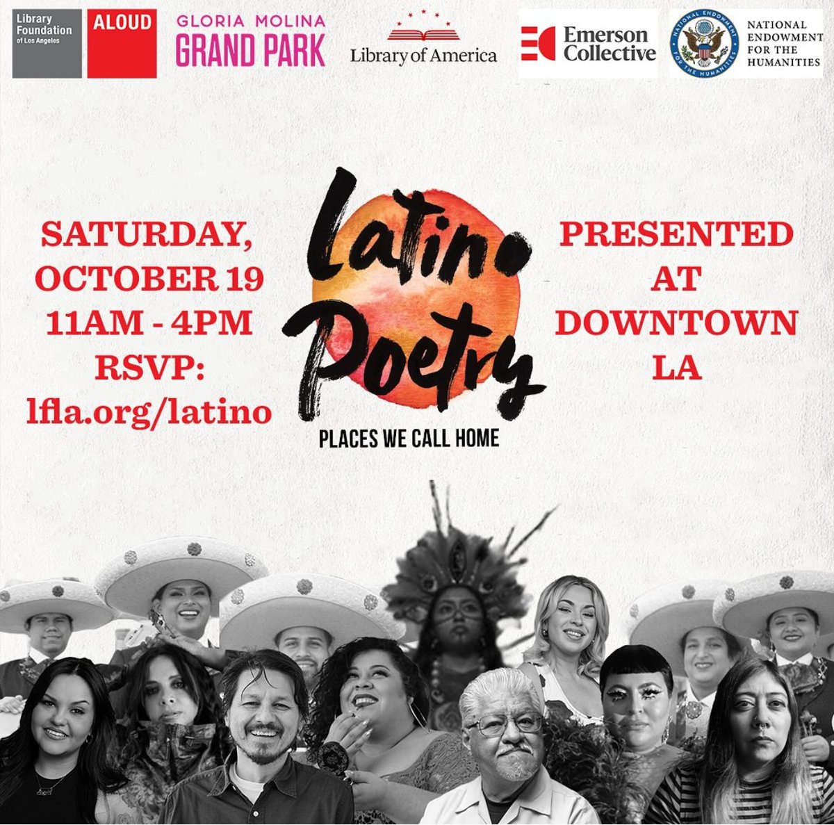 Nos vemos mañana en Grand Park (Los Angeles). Habrá música, poesía y mucho más. Ojalá nos puedan acompañar ❤️