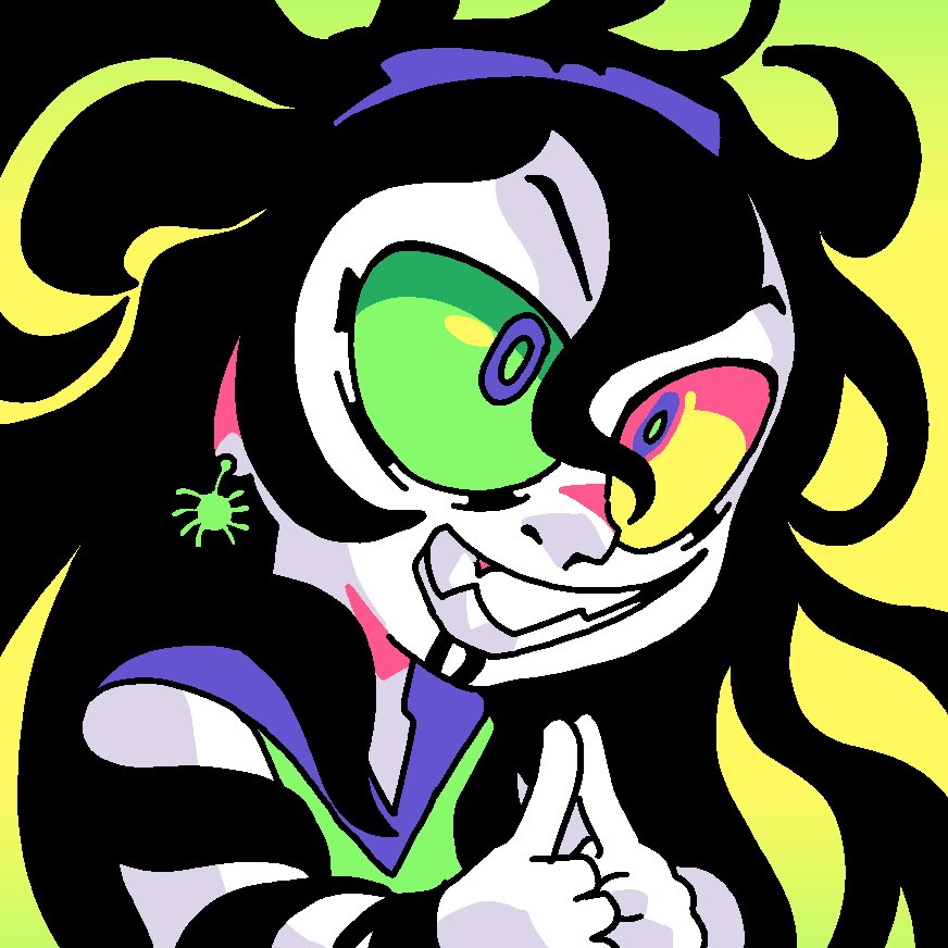 PurpleBushie's tweet photo. I GOT MY SECOND ICON COMMISSION FROM @batshaped TODAY AND IM IN LOVE WITH IT !!! It’s a parallel to the Scarlett one but it’s Ebony this time !! Here’s both I added the bg on scarlie’s on mobile so no gradient haha &amp; no sippy for Ebby because she doesn’t drink fluids https://t.co/9qPriGb99Q