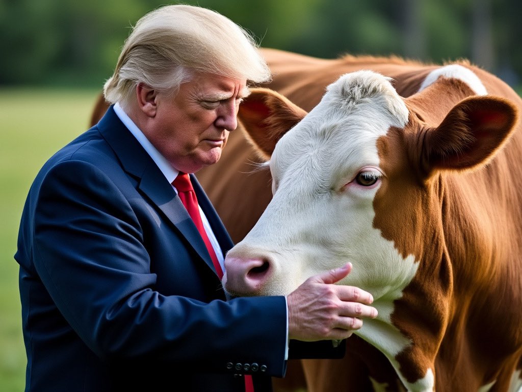 MAGAShepsky's tweet photo. @harris_wins #VOTETRUMPVANCE2024 to #SaveOurCows https://t.co/wnlPFEasUr