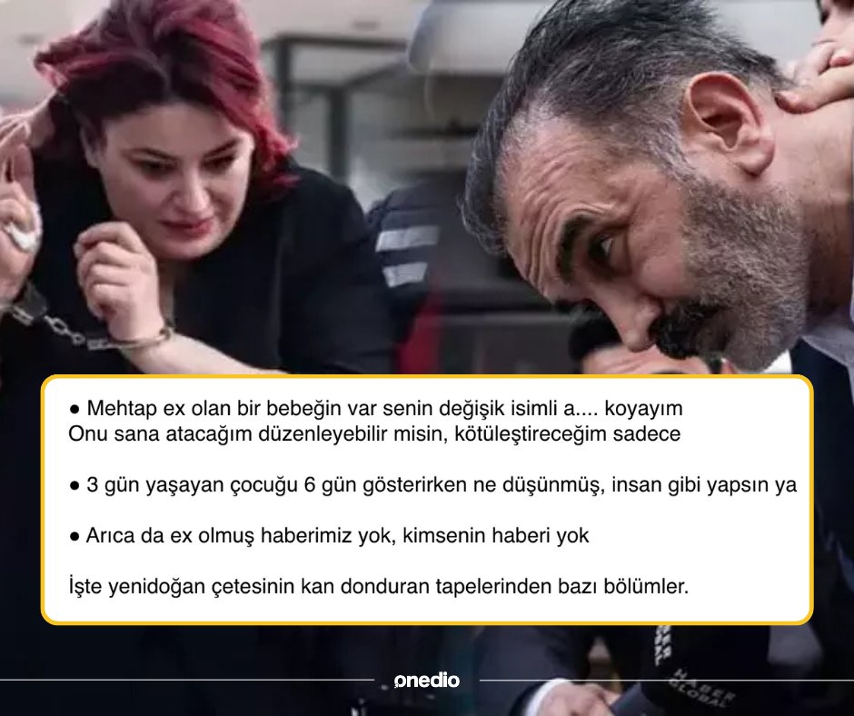onedio's tweet photo. Emrullah Erdinç, yenidoğan çetesinin tape kayıtlarında yer alan iğrenç konuşmalardan yeni ifadeleri paylaştı. https://t.co/bb6Dg6icnG