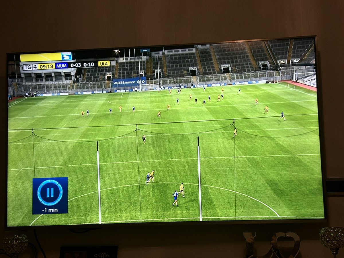 Munster did not have 3 attackers in the Ulster half. The Munster player received the ball 1m inside the Ulster half and the punishment for this is a 20m free for Ulster. That definitely needs looking at surely. Seems very harsh <a href="/tomas5ky/">Tomás Ó Sé</a>