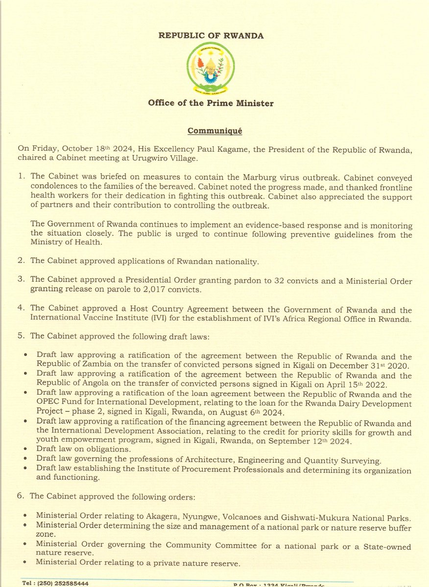 PrimatureRwanda tweet picture