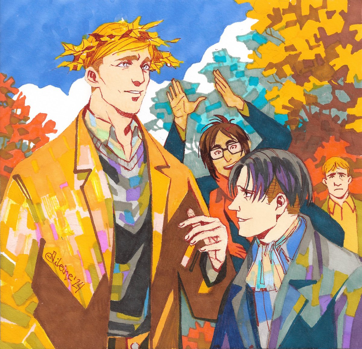 Aileine's tweet photo. Crown the King.
Happy (belated) Birthday, Erwin!
#eruri https://t.co/1JQp8GNW4i