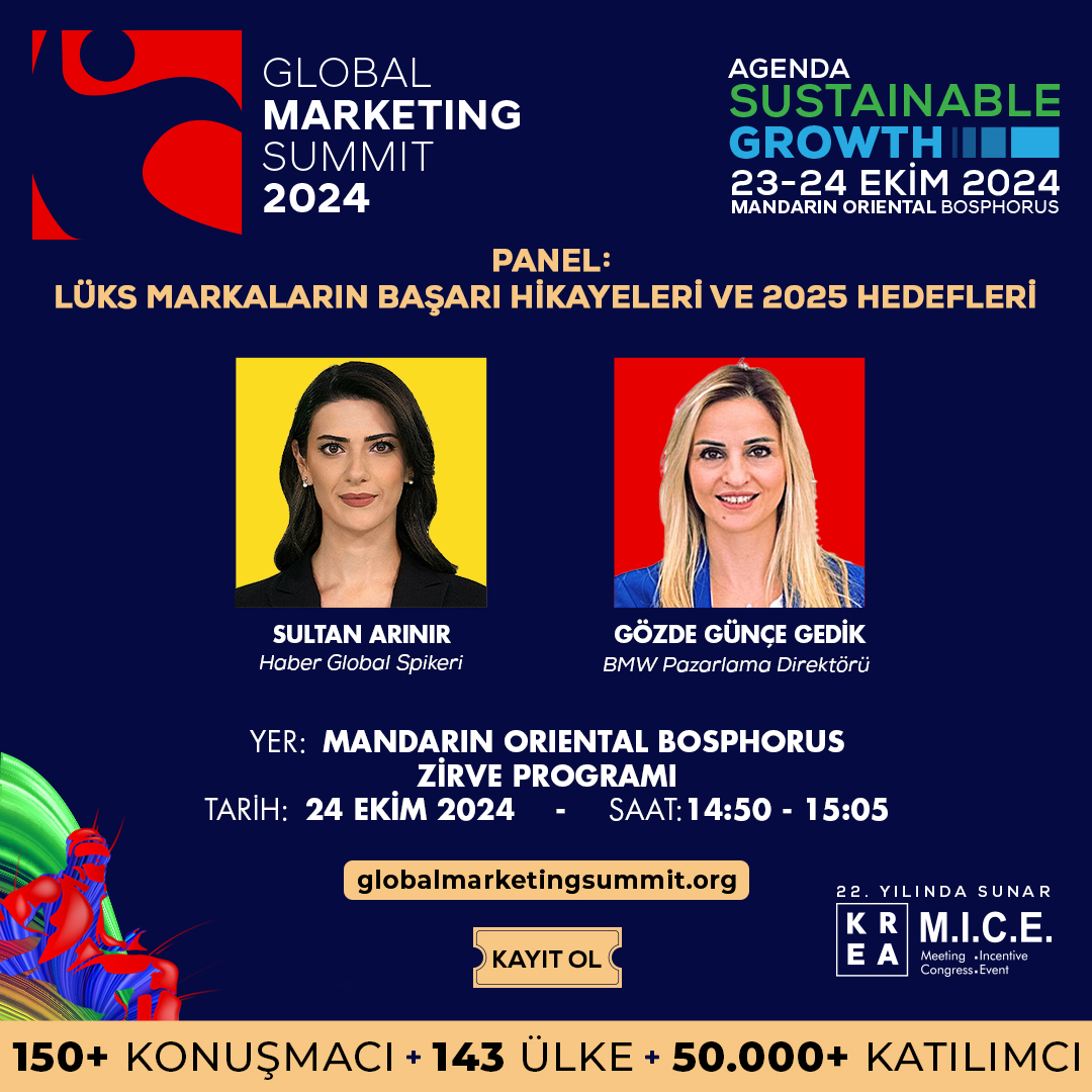 globalmrsummit's tweet photo. Global Marketing Summit 2024'te, “Lüks Markaların Başarı Hikayeleri ve 2025 Hedefleri" oturumunda değerli konuşmacılarımızı ağırlamaktan onur duyuyoruz. @sultanarinir

#GlobalMarketingSummit2024  #SultanArınır #GözdeGünçeGedik https://t.co/S6iLQ2RSP5