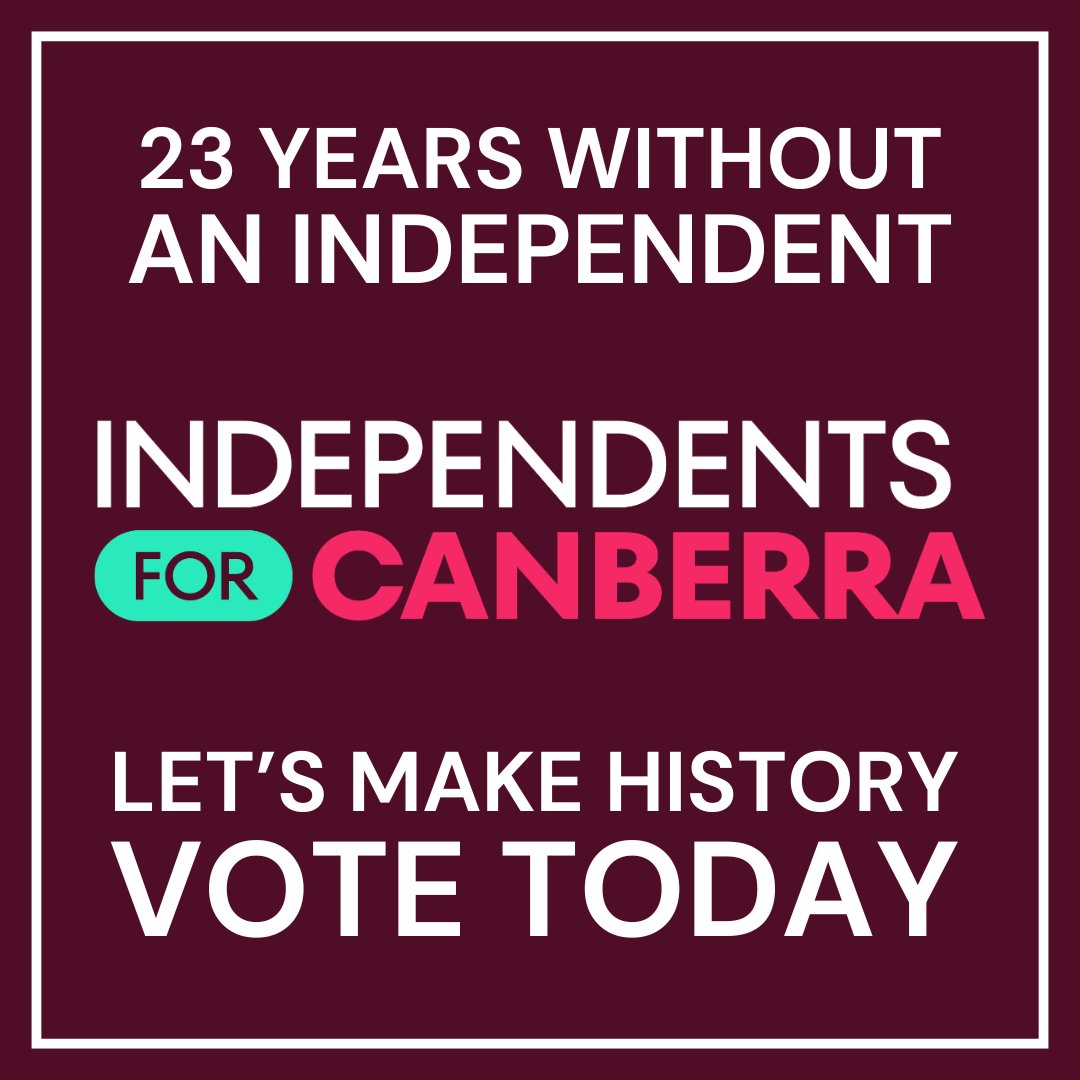 Today's the day. We can choose representatives who are there not because they've been elevated by a few powerful hands behind closed doors, but because they've been put there directly by the community - MLAs who are answerable only to the people they've been elected to represent.
