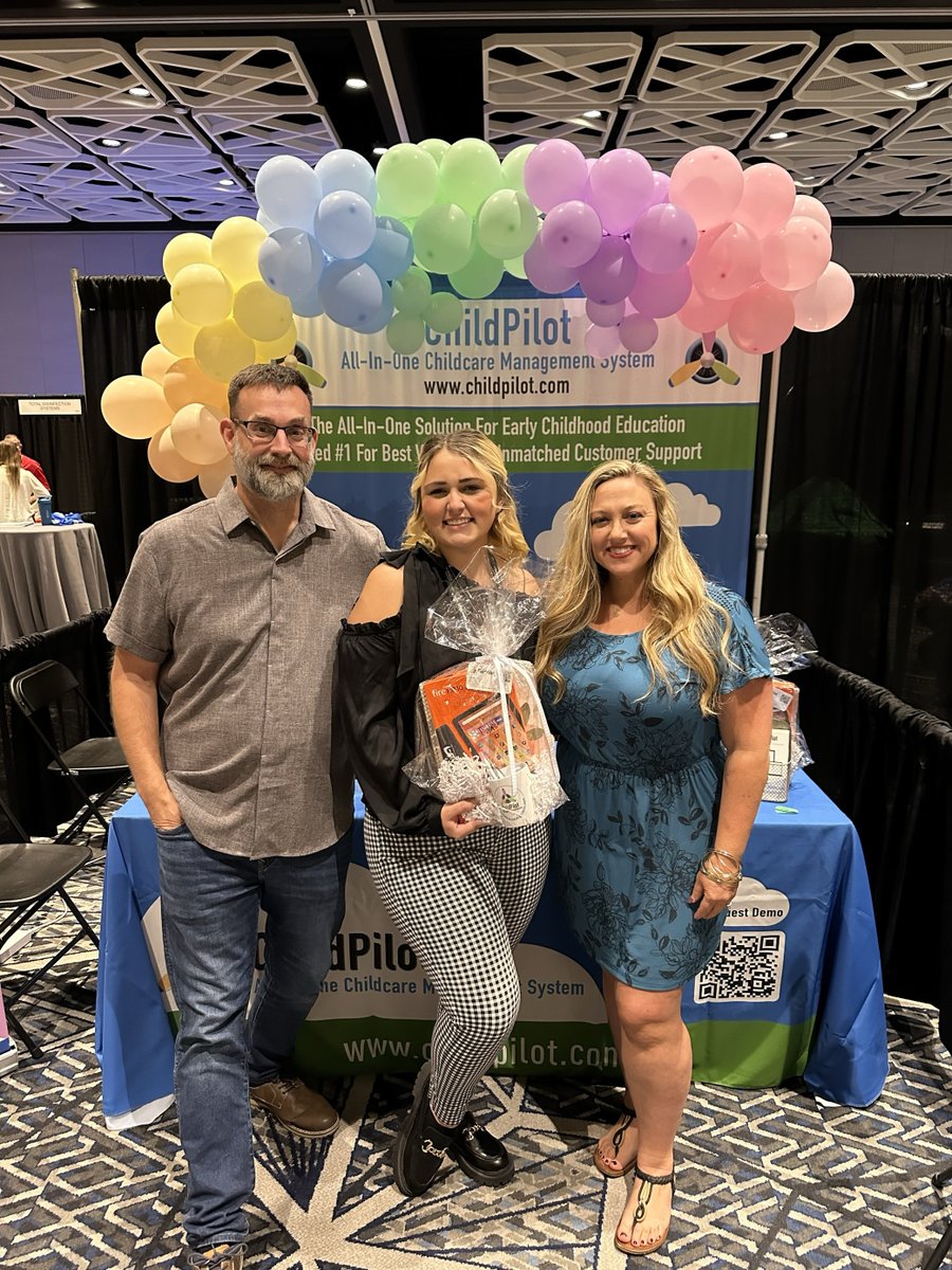 childpilot's tweet photo. Big congrats to our lucky raffle winner, Michelle Cox Lally, from last week’s Child Care Success Summit! 🎉 She received a mug, an Amazon tablet with a planner, and some exclusive ChildPilot swag! 🏆 Thank you to everyone who stopped by our booth! #CCSS24 #ChildcareSuccessSummit https://t.co/9968ELHwi3