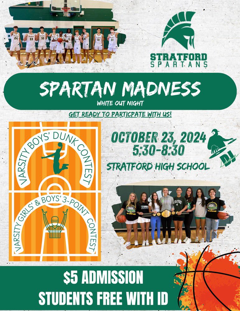 Spartan Basketball (@stratford_hoops) on Twitter photo Itβs going to be a fun night celebrating the official start of π season at Stratford! <a href="/SHS_BoosterClub/">Stratford Booster</a> <a href="/77079Athletics/">Stratford High School Athletics</a> <a href="/StratfordSBISD/">Stratford HS</a> Itβs going to be a fun night celebrating the official start of π season at Stratford! <a href="/SHS_BoosterClub/">Stratford Booster</a> <a href="/77079Athletics/">Stratford High School Athletics</a> <a href="/StratfordSBISD/">Stratford HS</a>