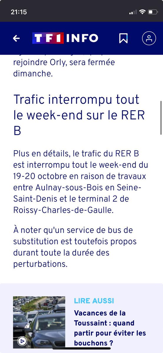 FlorenceBarral's tweet photo. @RERB @RERB et cette info, qu’en est-il ? Je dois aller à Roissy dimanche. Merci ! https://t.co/6q3QFZbph3