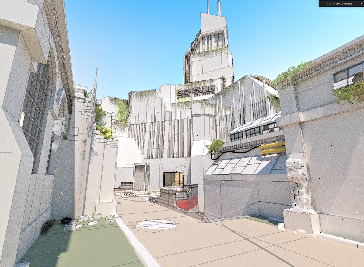 Grum1x's tweet image. #de_echolab in the last weeks, we spent most of our time arranging the background composition from the CT side. This is what came out...
#bigadventurecs2mappingcontest #mapcore #leveldesign #greybox #mapping #gamedevs