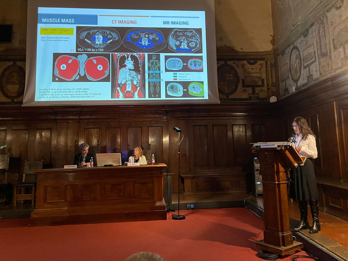 Radiologia MSK - Hospital Clínic Barcelona (@mskradhcb) on Twitter photo 🎉 We were thrilled to participate in the ESSR Metabolic Bone Diseases and Frailty course in Bologna! 🇮🇹 Dr. AI Garcia-Diez (<a href="/anablixGD/">Ana Isabel Garcia</a>) gave a lecture on CT and MRI assessment of soft tissue body composition. 💪🦴 Hope the audience loved it!🙌✨#MSKrad <a href="/ESSRmsk/">European Society of Musculoskeletal Radiology</a> 🎉 We were thrilled to participate in the ESSR Metabolic Bone Diseases and Frailty course in Bologna! 🇮🇹 Dr. AI Garcia-Diez (<a href="/anablixGD/">Ana Isabel Garcia</a>) gave a lecture on CT and MRI assessment of soft tissue body composition. 💪🦴 Hope the audience loved it!🙌✨#MSKrad <a href="/ESSRmsk/">European Society of Musculoskeletal Radiology</a>