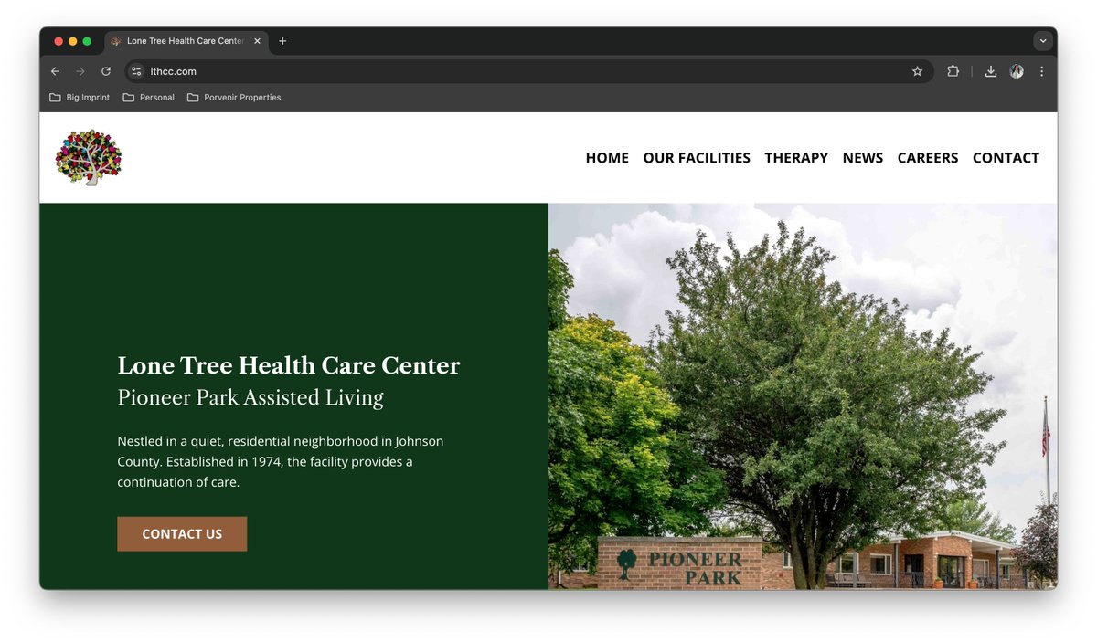 bigimprint's tweet photo. Lone Tree Health Care Center has an updated website!

What We Did:
💻 Custom Website Design
👨🏻‍💻 Custom Website Development
☎️ Website Hosting &amp; Support
📸 On-Site Photography (Hopkins Visual)
📝 Secure Online Job Applications

Check out their website here: https://t.co/LCzSrIwm5M https://t.co/7EysNOjZeV