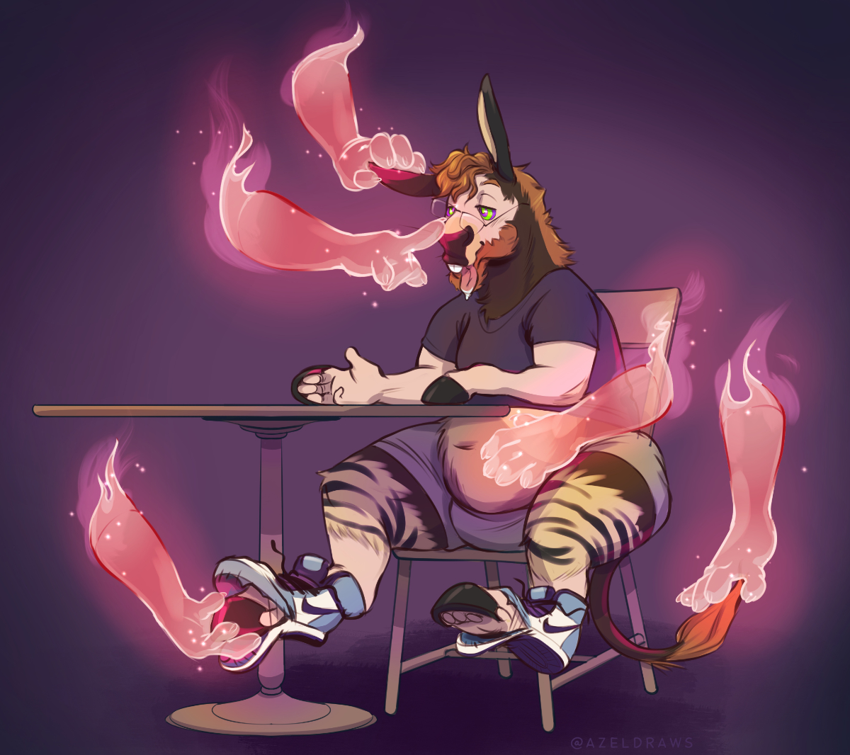 The ghost hands have a way of convincing you that you were never human in fact.

Zonked donk for <a href="/CaffeineChee/">Caffeine</a> 

#tftuesday #tfeveryday #transfur