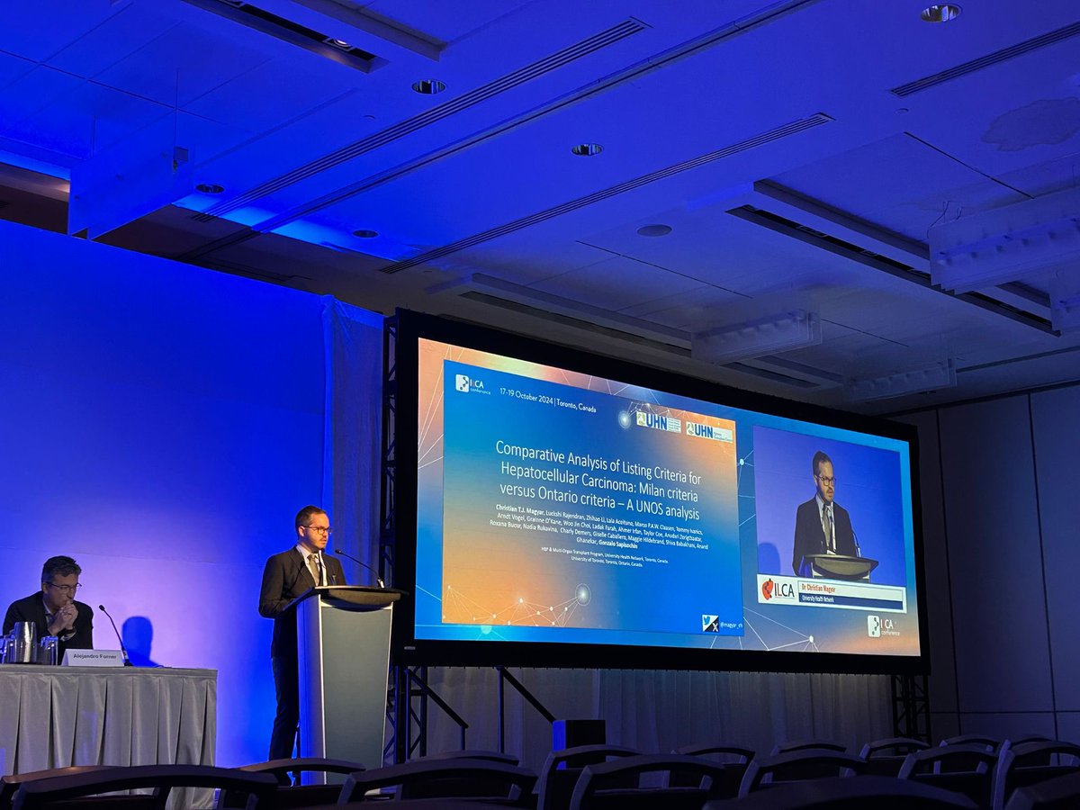 Christian Magyar (@magyar_ch) on Twitter photo Honoured to present at the <a href="/ILCAnews/">ILCA</a> 2024 meeting in Toronto!
Patient selection for liver transplantation for HCC needs to go beyond size & number - Ontario Criteria provides a current available tool.
<a href="/UHN/">University Health Network</a> #SapisochinLab <a href="/UHNTransplant/">Ajmera Transplant Centre UHN</a> Honoured to present at the <a href="/ILCAnews/">ILCA</a> 2024 meeting in Toronto!
Patient selection for liver transplantation for HCC needs to go beyond size & number - Ontario Criteria provides a current available tool.
<a href="/UHN/">University Health Network</a> #SapisochinLab <a href="/UHNTransplant/">Ajmera Transplant Centre UHN</a>