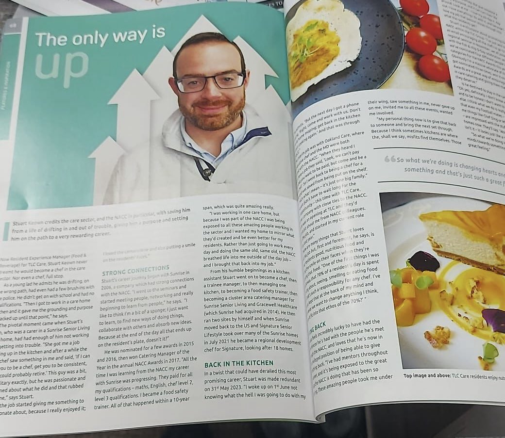 StuartKeown's tweet photo. Massive thanks to @NACCCaterCare for this write up and thank you for all your support !! https://t.co/Su0vKcPOrm
