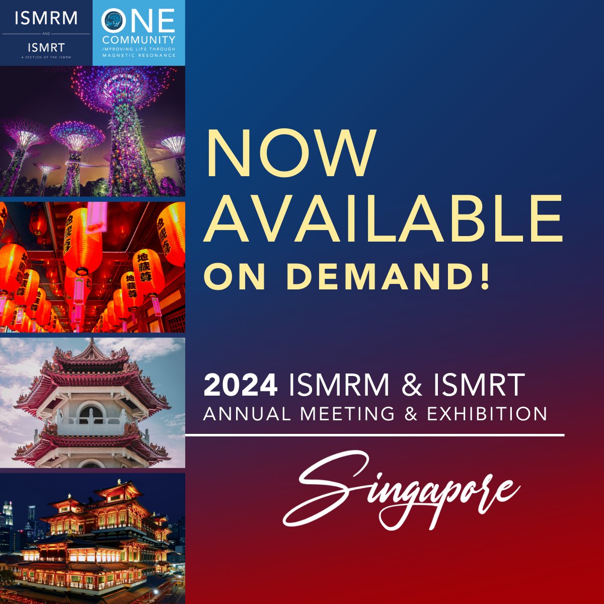 ISMRT_ISMRM's tweet photo. 2024 Annual Meeting ON DEMAND:
You can now purchase and access 100+ hours of content featuring the best industry speakers and educators in MRI.

Get started in the E-Library now: https://t.co/5T1QjEBlJ4

#ISMRT #ISMRM #MR #MRI #MagneticResonance #MedicalImaging #MREducation https://t.co/8XMTIUEaxs