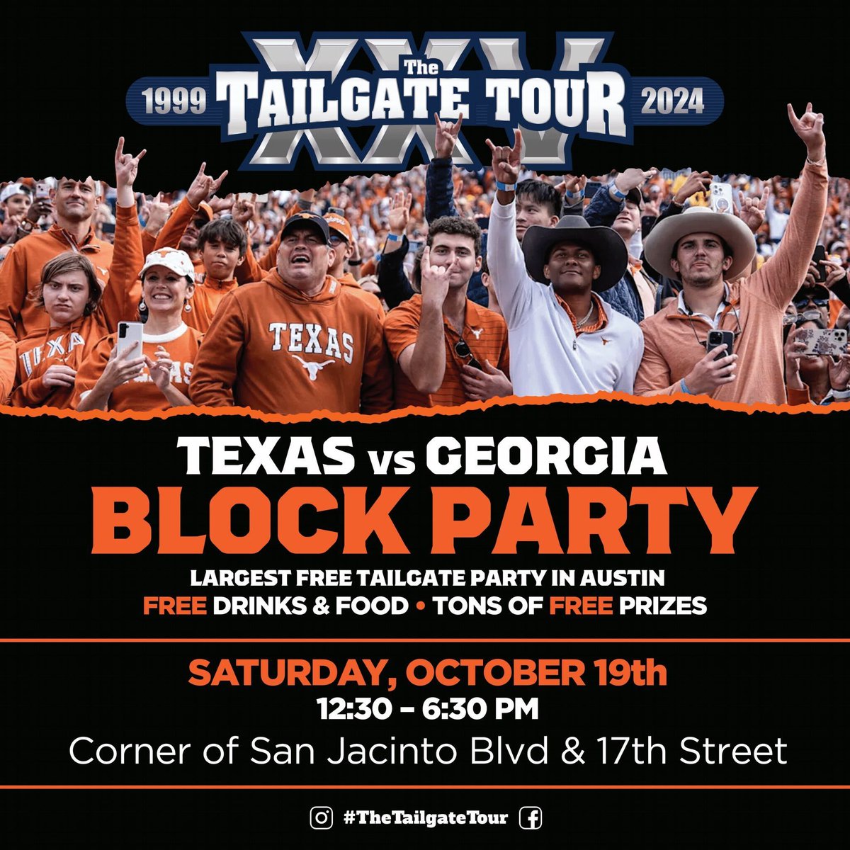 We'll see you at the Texas v Georgia block party this Saturday! We’ll be giving out sirloin steak 🥩 cooked to perfection! Stop by for a free <a href="/mychefiq/">CHEF iQ</a> drawstring backpack 🎒and a discount code for the iQ Sense!

#mychefiq #iqsense #texasvgeorgia #tailgate #collegefootball